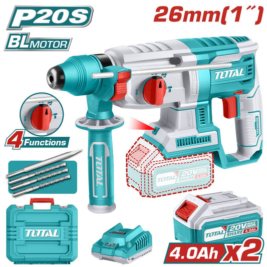Perforateur sans fil TOTAL TRHLI202287