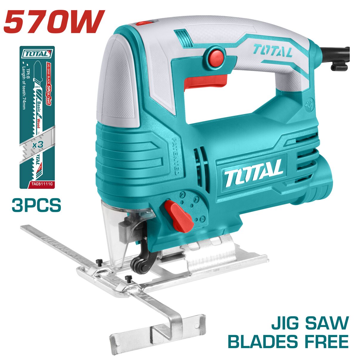 Scie sauteuse 570W TOTAL