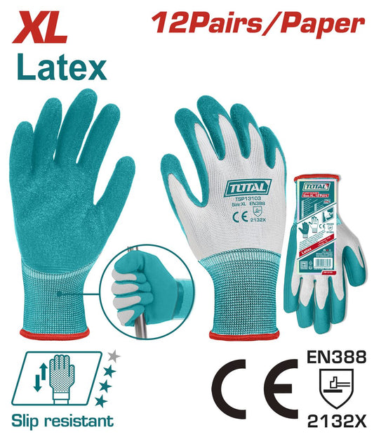 Gants en latex TOTAL TSP13103