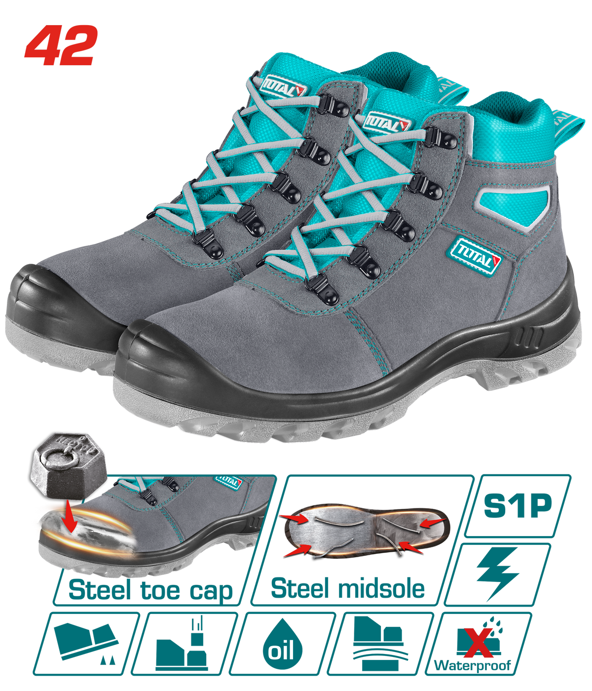 Chaussures de sécurité S1P TOTAL TSP201S1P