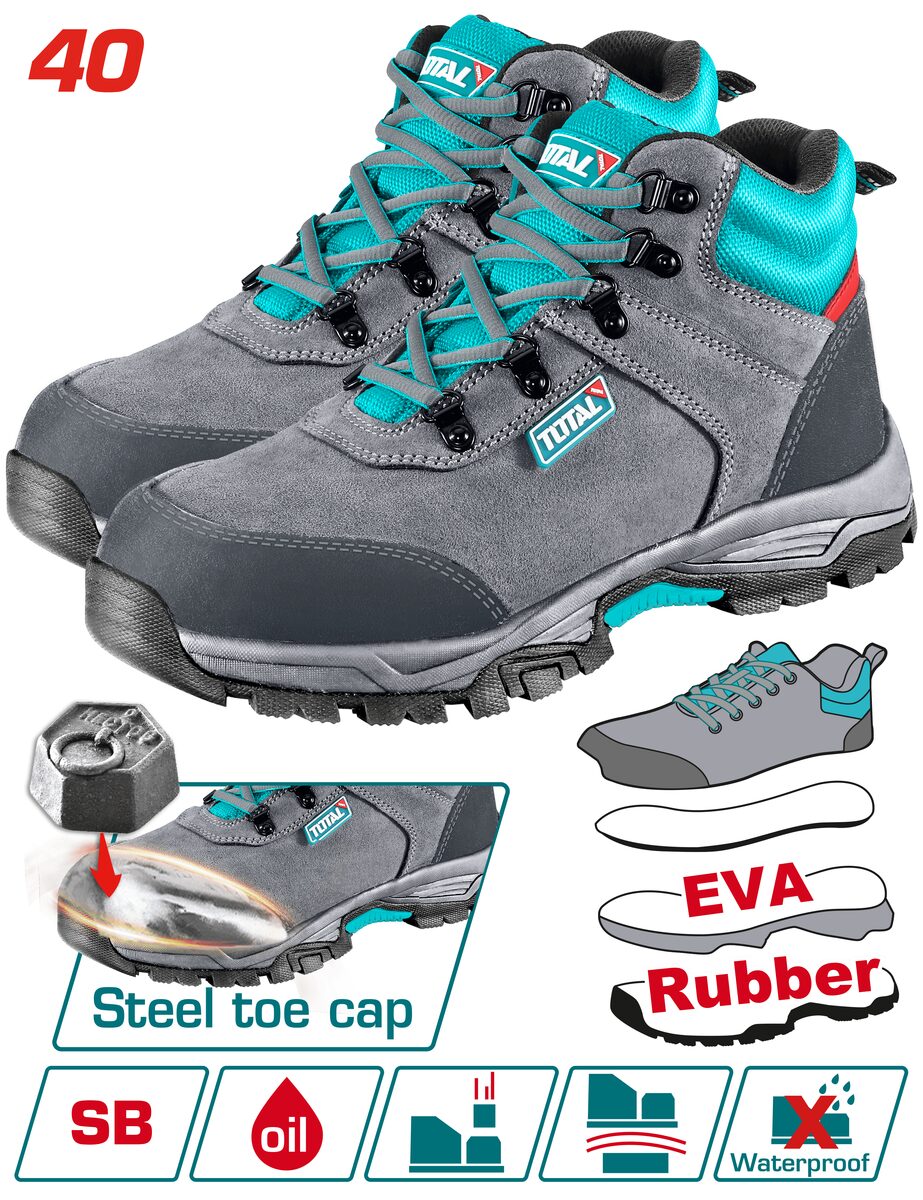 Chaussures de sécurité SB cuir semelle EVA TOTAL TSP205SB