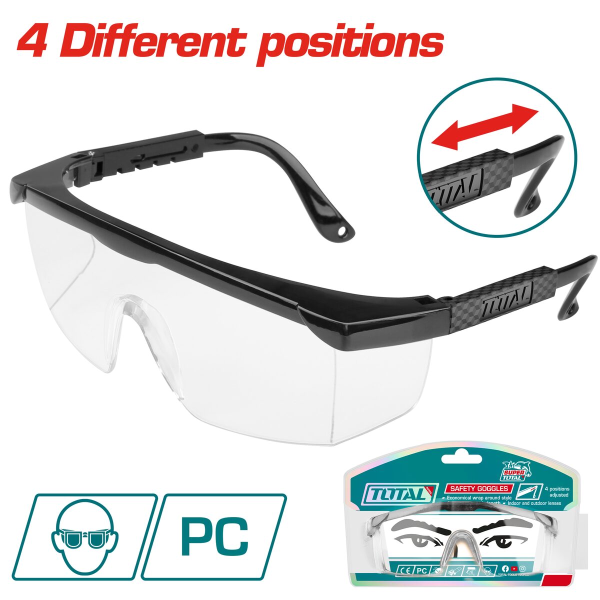 Lunettes de protection TOTAL