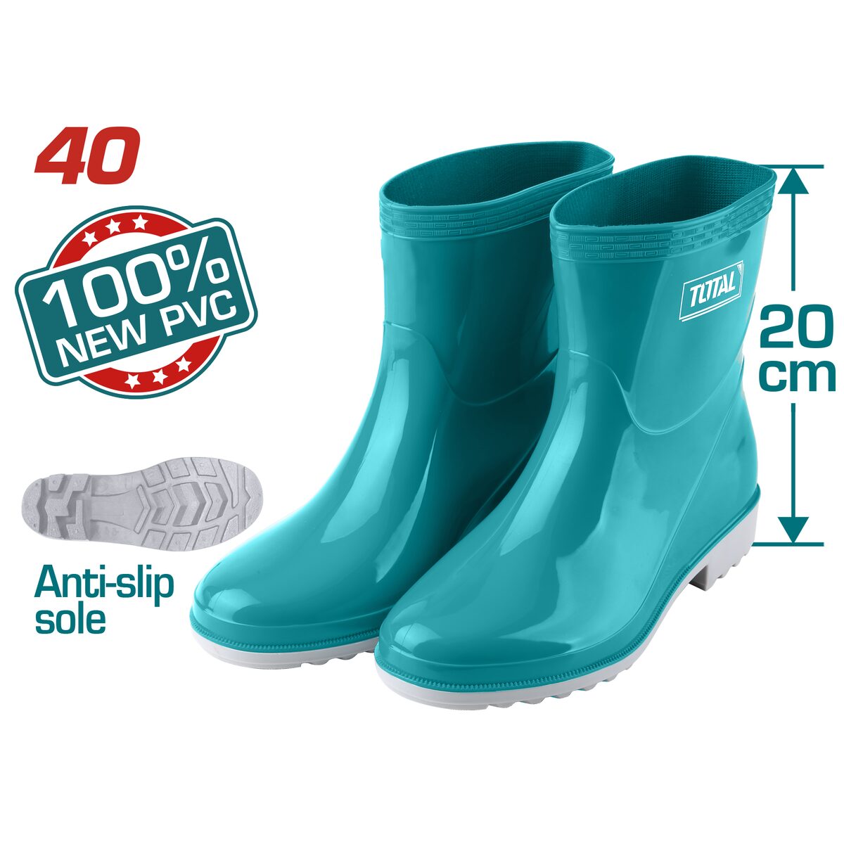 Bottes de pluie 20 cm TOTAL TSP303L