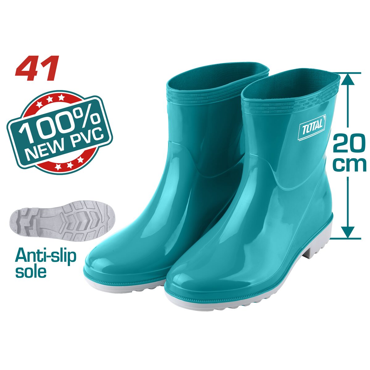 Bottes de pluie 20 cm TOTAL TSP303L