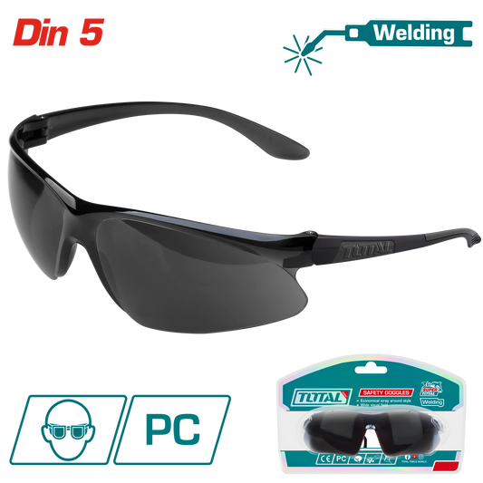 Lunettes de sécurité (uniquement pour le soudage)