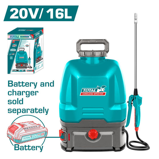 Pulvérisateur sans fil P20S 16L TOTAL