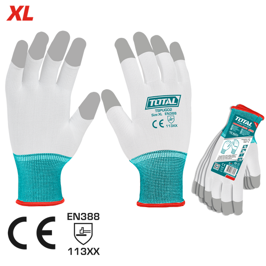 Gants enduits de PU