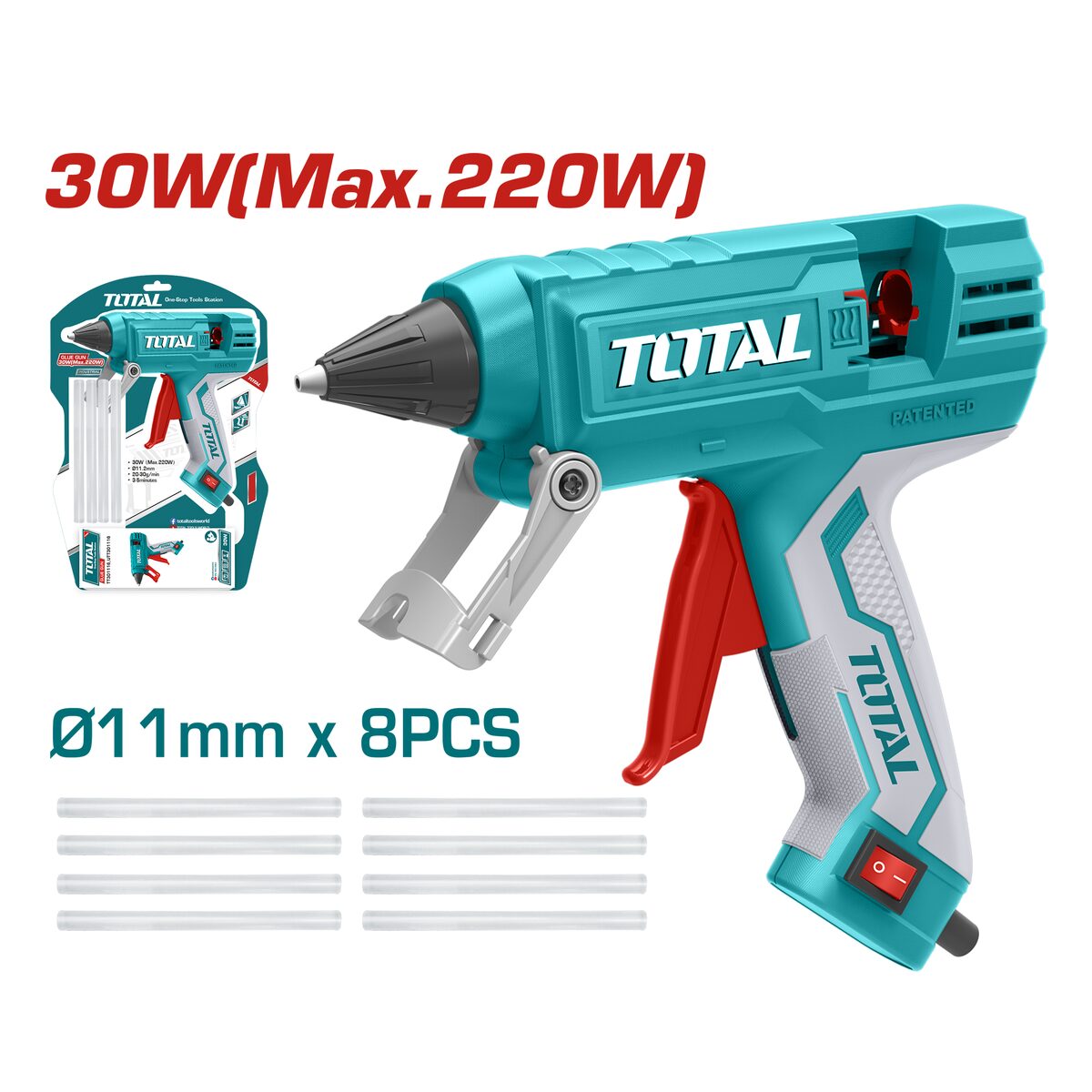 Pistolet à colle 30W TOTAL