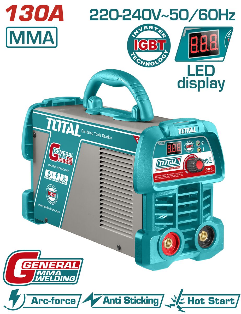 Poste à souder inverseur MMA 130A TOTAL TW213059