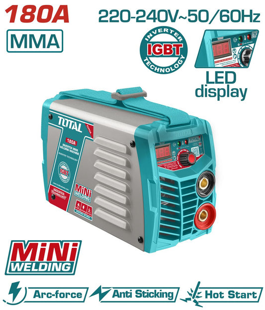 Poste à souder inverseur MMA 180A TOTAL